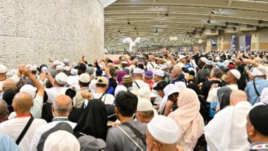 حجاج بيت الله الحرام يواصلون رمي الجمرات في ثاني أيام التشريق وسط انسيابية وتنظيم متكامل