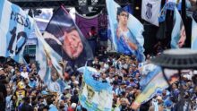 جماهير الأرجنتين تثير الجدل بعد الفوز على إنجلترا.. وميسي يتفوق على مارادونا برقم تاريخي