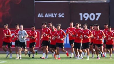 الأهلي يختتم استعداداته لمواجهة إنبي في افتتاح الدوري الممتاز
