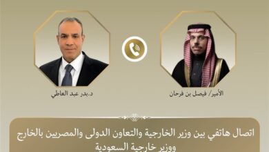 وزيرا خارجية مصر والسعودية يبحثان تعزيز التعاون واحتواء التصعيد الإقليمي