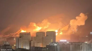 انفجارات جنوب إيران.. والحرس الثوري يعلن انفجار ناقلة نفط عملاقة في مضيق هرمز