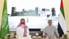 منصور بن زايد ووزير الدفاع السعودي يبحثان تعزيز التعاون ومستجدات الأوضاع بالمنطقة