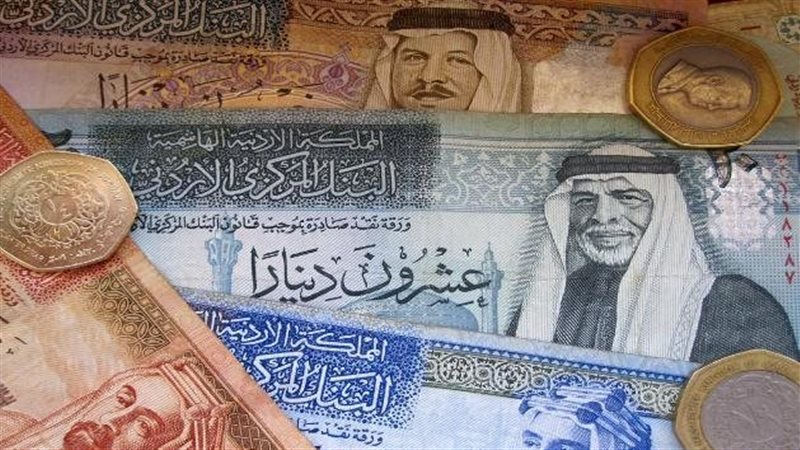 استقرار سعر الدينار الأردني أمام الجنيه المصري اليوم