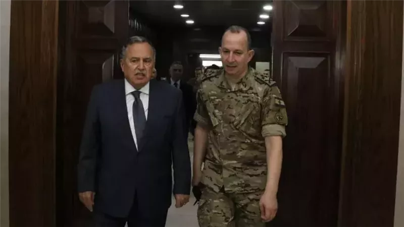 نبيل فهمي يؤكد دعم الجامعة العربية للجيش اللبناني في مواجهة التحديات الراهنة 1 نبيل فهمي يؤكد دعم الجامعة العربية للجيش اللبناني في مواجهة التحديات الراهنة
